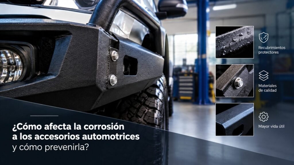¿Como afecta la corrosion a los accesorios automotrices y como prevenirla